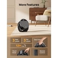 thumbnail image 2 of DREO Space Heaters for Indoor Use, 60&Acirc;&deg; Adjustable Tilt, 11.5ft/s Electric Heater with Thermostat, 8 Safety Protections, 3 Heat & 3 Fan Levels, Rem, 2 of 8
