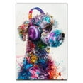 thumbnail image 3 of Hudo Pumi Dog Canvas Wall Art Music Decor, Dog Pictures Poster Animal Painting Dog Listening Music Poster for Music Room Decor Living Home Decoration, 3 of 5