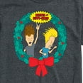 thumbnail image 3 of Beavis & Butthead - Rockin Wreath - Men's Short Sleeve Graphic T-Shirt, 3 of 5