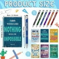 thumbnail image 3 of 24 Pcs Christian Gifts for Women Bulk Christmas Gifts Mini Religious Notepads and Pens Prizes Gift Bible Verse Scripture Journals for Church Women Coworkers Office Travel Favors(Christian), 3 of 6