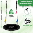 thumbnail image 4 of Platillo Swing HeyZoo de 40 pulgadas para patio y exterior, 410 kg, 4 of 6