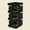 Black, variant on Luncia 4-Tier Stackable Storage Baskets – Plastic Stacking Bins for Food, Clothes & Household, Black
