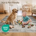 thumbnail image 4 of ODIKA 5'x7' Ultra-Soft Area Rug, Large Bound Trellis Faded Border Transitional Vintage None Washable, Bare feet friendly, Silk-Touch for Bedroom Home office, 4 of 7