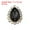 Black, variant on Uxcell Sew on Rhinestones Tear Drop Crystal Rhinestones Pointback Stone Metal Flatback Red