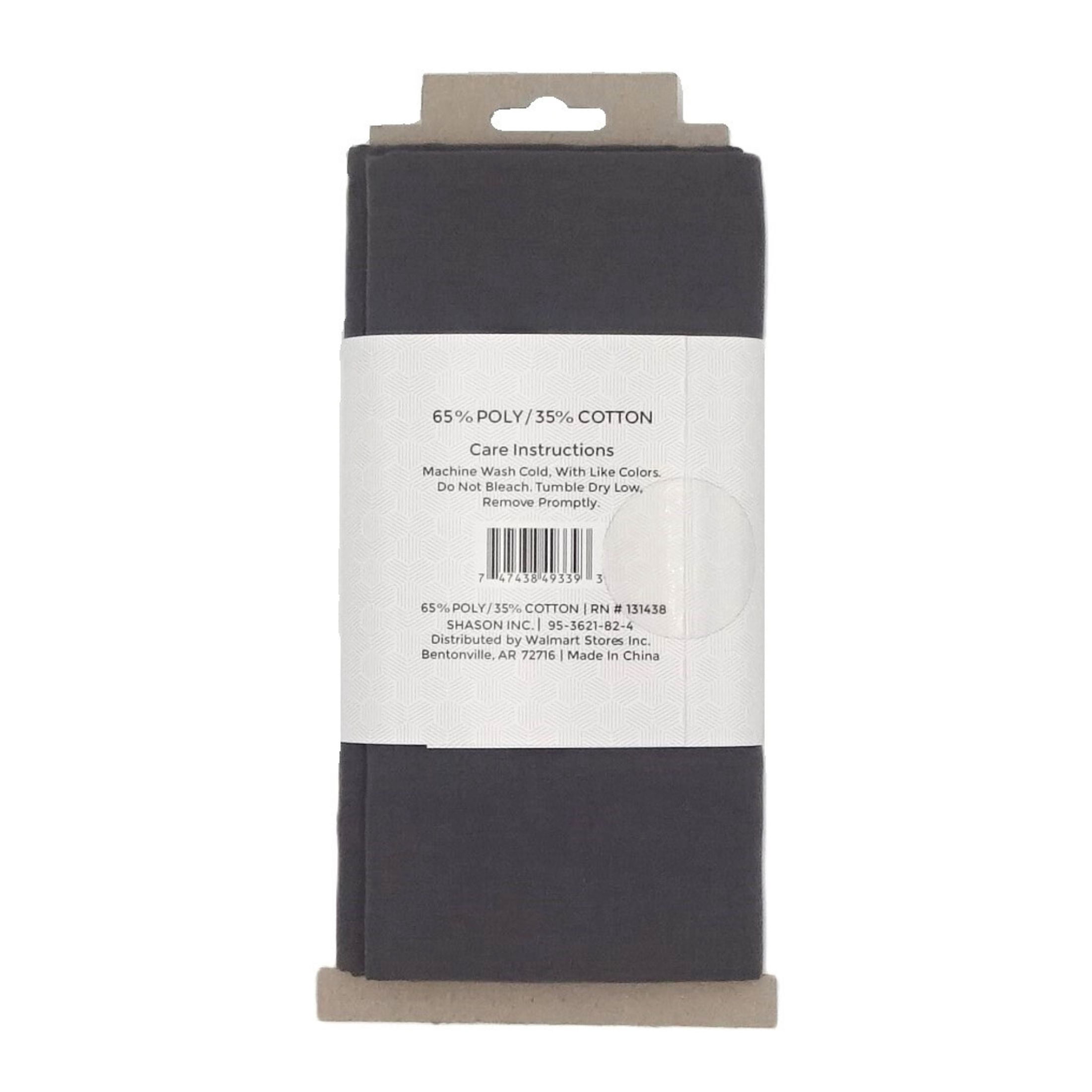 Shason Textile 2 Yard Cut Poly Cotton Fabric, Charcoal, 44" Wide for Craft & Quilting Projects