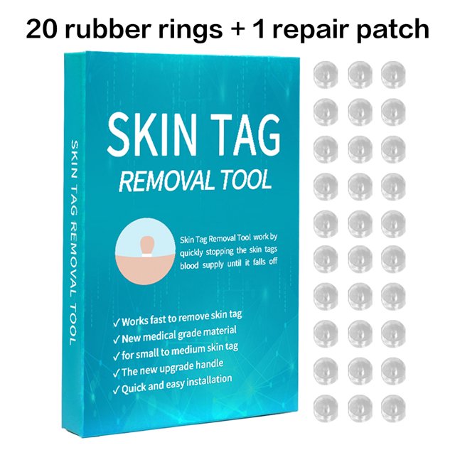 Kit de eliminación de manchas de verrugas lunares con etiqueta de piel sin dolor eficaz para una piel suave (02) Likrtyny cuidado belleza