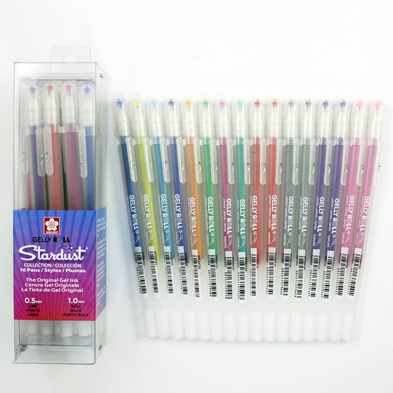Sakura 57369 16-Piece Gelly Roll Metallic Assorted Colors Cube Collection  Gel Pen Set 