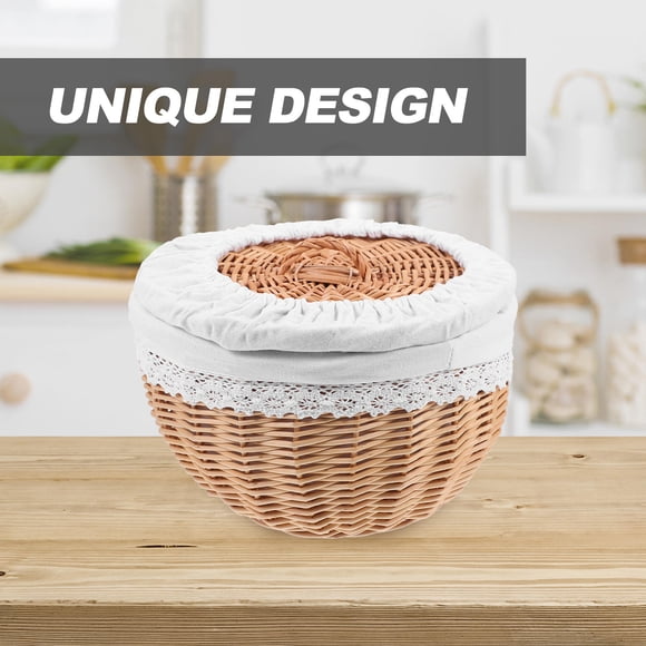 FENGGUIQU 1Ud Cesta De Almacenaje Para Pan Dulces Y Snacks Con Estilo Decorativo