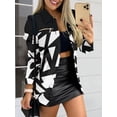 thumbnail image 2 of Printed Button Up Zip Detail Shacket - Dust Storm / XL, 2 of 21