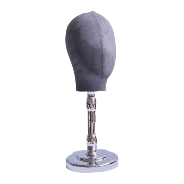 Soporte para peluca Strade Fareast Limited alta plateada