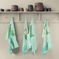 thumbnail image 5 of GZHJMY Beautiful Mermaid Green Kitchen Towels Set of 4 Dishcloths Hand Towels Tea Towels Ultra Absorbent for Cleaning Washing Drying Dishes Tableware 28'' x 18'', 5 of 7