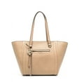 thumbnail image 3 of Michael Kors Women's Camel Carine Pebbled Leather Tote Bag Brown Size Regular, 3 of 5