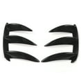 thumbnail image 2 of Rear Bumper Splitter, Simple Installation 2pcs Black Durable Rear Bumper Vent Canard Impact   for Car, 2 of 8