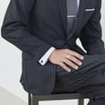 thumbnail image 5 of Tie Dye Elegant Dress Shirt Cufflink Set for Men, Stainless Steel, Wedding and Business Attire, 5 of 6