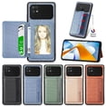 thumbnail image 1 of Case For FOXDOCK Xiaomi Poco C40 Stand Function RFID Blocking Magnetic Card Holder Complete Camera Safety, 1 of 5