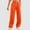 Orange, variant on Womens Wide Leg Sweatpants Running Loose Loungewear with Pockets Orange S