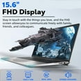 thumbnail image 2 of Dell Inspiron-3530 15.6"-FHD Business Laptop - i7 1355U, Intel Iris Xe Graphics, 16GB RAM, 1TB SSD, Wi-Fi 6, Anti-Glare, Backlit Keyboard, Windows 11 Pro, 2 of 7