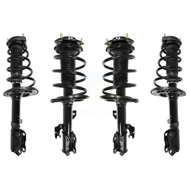 Transit Auto Front Rear Complete Suspension Shocks Strut and Coil Spring Mount Assemblies Kit for Car Toyota Camry Lexus ES350 Avalon - Left Right Side (Driver Passenger) K78A-100304