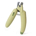 thumbnail image 1 of Trimmer Pet Nail Clipper Safe Stainless Steel Blades Banana Shape Handle Dog Cat Claw Trimmer with LED Light File, 1 of 5