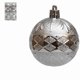 thumbnail image 3 of Wmhnj Juego de 6 adornos navideños de bolas de Navidad de 6 cm con doble rombo en relieve y baño de metal. Piezas decorativas colgantes para el rbol de Navidad., 3 of 6