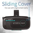 thumbnail image 3 of Auriculares Utopia 360° VR | Auriculares de realidad virtual 3D para juegos de realidad virtual, películas en 3D y aplicaciones de realidad virtual: compatibles con teléfonos inteligentes iPhone y And, 3 of 3