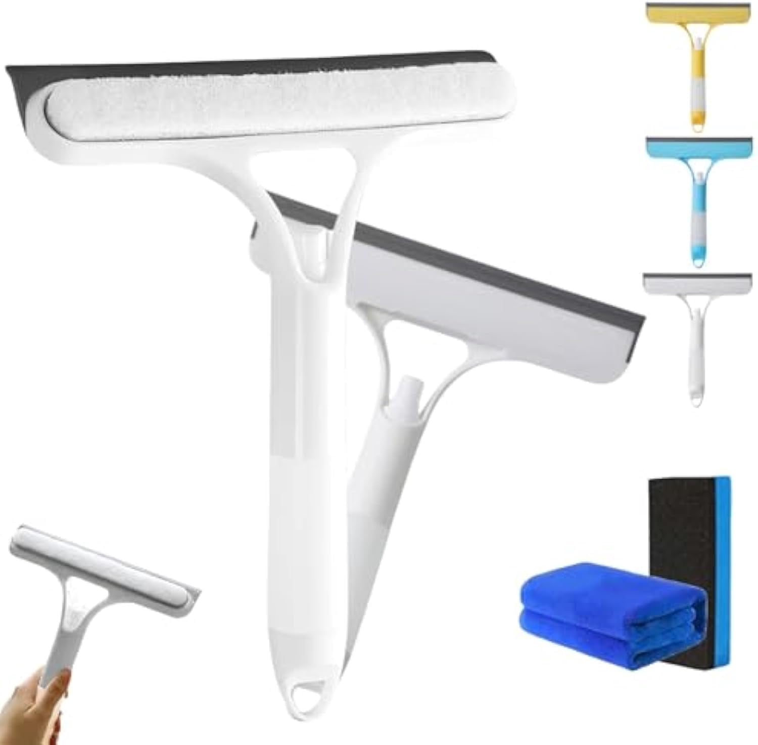 Colotte Aquablade Window Cleaning Kit – Recyclable Silicone Squeegee With Handle