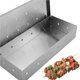 thumbnail image 5 of Caja De Ahumador Para Barbacoa, Ahumador De Acero Inoxidable De Gran Capacidad, Resistente A Altas Temperaturas, Caja Para Fumar Astillas De Madera Con Cepillo De Aceite De Silicona Noticed HA014200-00, 5 of 7
