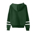 thumbnail image 3 of Pop cazadora para niña Demo-n Hunters Fashion Hooded Sweatshirt Streetwear Soft Comfortable Long Sleeve Hoodie for Daily Wear Spring Fall Winter （Dark Green）, 3 of 3