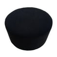 thumbnail image 1 of DOLITY Ottoman slipcover with non-slip elastic bottom, stretch decoration, solid color, Black, 1 of 9