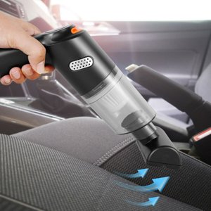 Aspirateur portatif de voiture puissant 10000PA Aspirateur d'aspiration de voiture 120W Nettoyeur à vide sans fil pour voiture Nettoilateur à vide portable
