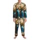 thumbnail image 3 of Fotbe Rustic Daisy Mason Jars Pijama de Hombre con Estampado de Manga Larga, Conjunto de 2 Piezas, Ropa de Dormir Suave y Cómoda con Bolsillos-Small, 3 of 7