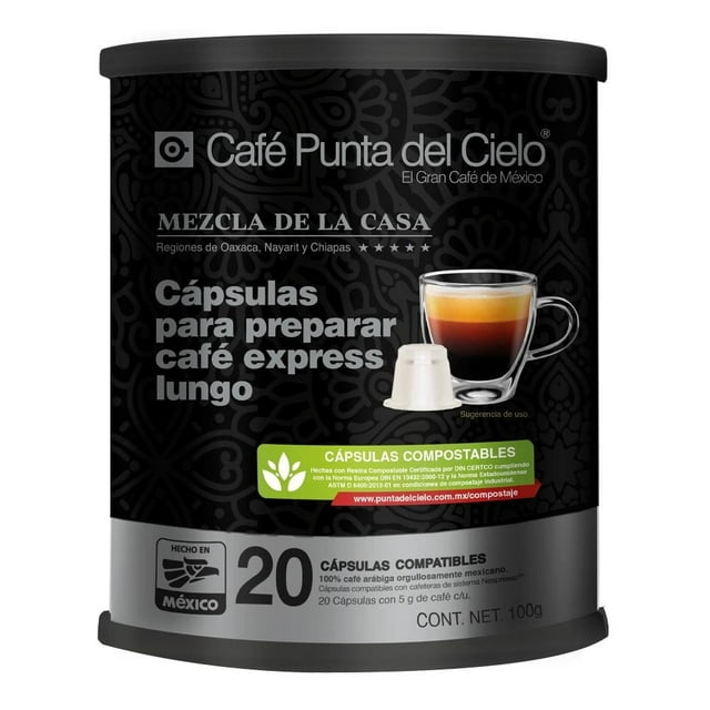 Cápsulas Express Punta del Cielo Mezcla de la Casa 100 g
