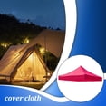 thumbnail image 4 of Eigraketly Cubierta Plaza Coche Carpa Sombrilla Protección Impermeable Verano Impermeable Lluvia Refugio Pesca Actividades al aire libre carpas Paño rosa 3x3M Eigraketly  OD029913-07, 4 of 6