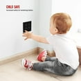 thumbnail image 7 of ENERLITES Screwless Duplex Wall Plate, Child Safe Double Outlet Cover, Standard Size 2-Gang, Unbreakable Polycarbonate Thermoplastic, UL Listed, SI8822-BK, Glossy, Black, 7 of 7