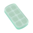 thumbnail image 1 of tredstone Moule à Glaçons en Silicone 8 Compartiments Fabricant de Blocs de Pub Réutilisable Moule de Réfrigérateur Forme Carrée Maison Mariage Vert, 1 of 9
