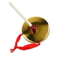 thumbnail image 4 of Hand Gong Mini Portable Musical Instrument Outdoor Toy with Mallet for Traditional Chinese Percussion Gold 9cm, 4 of 12