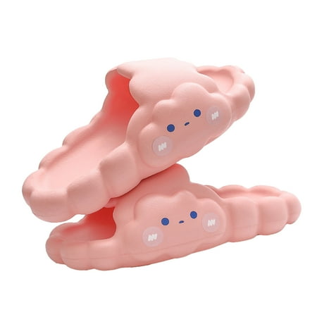 

Xinduolei 3D Cloud Slides for Kids Boys Girls Cute Cloud Slippers Non Novelty Open Toe Slippers Summer Lightweight Sole Sandals Casual Beach Indoor Shoes