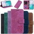 thumbnail image 6 of Leather Flip Card Wallet Case for iPhone 17 Air, iPhone 17 Pro Max, 16 Pro Max, 16 Plus, 15 Pro Max, 15 Plus, iPhone 16e, Shockproof Protective Phone Cover with Kickstand and Card Slot, 6 of 11