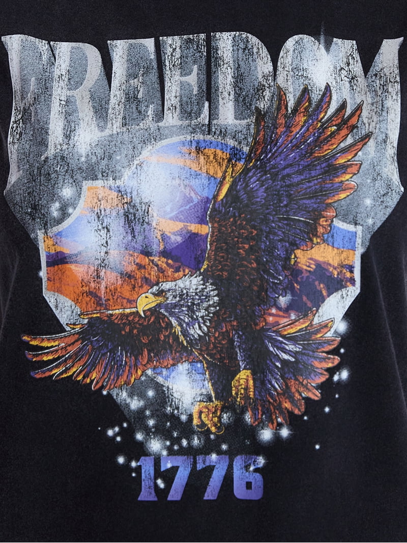 トップス Eagle Graphic tank top lyft Americana Women's Freedom Eagle Graphic Muscle Tank Top from Way