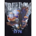 thumbnail image 4 of Americana Women's Freedom Eagle Graphic Muscle Tank Top from Way to Celebrate, Sizes S-XXXL, 4 of 5