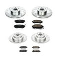 thumbnail image 3 of PowerStop Front and Rear Z23 Evolution Sport Carbon-Fiber Ceramic Brake Pad and Drilled & Slotted Rotor Kit Fits: SUBARU Select Models K2748, 3 of 10