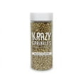 thumbnail image 4 of Krazy Sprinkles - Edible Metallic Gold Pearl Sugar Rocks - Bold Cake Decoration, 1/2 Cup, 4 of 5