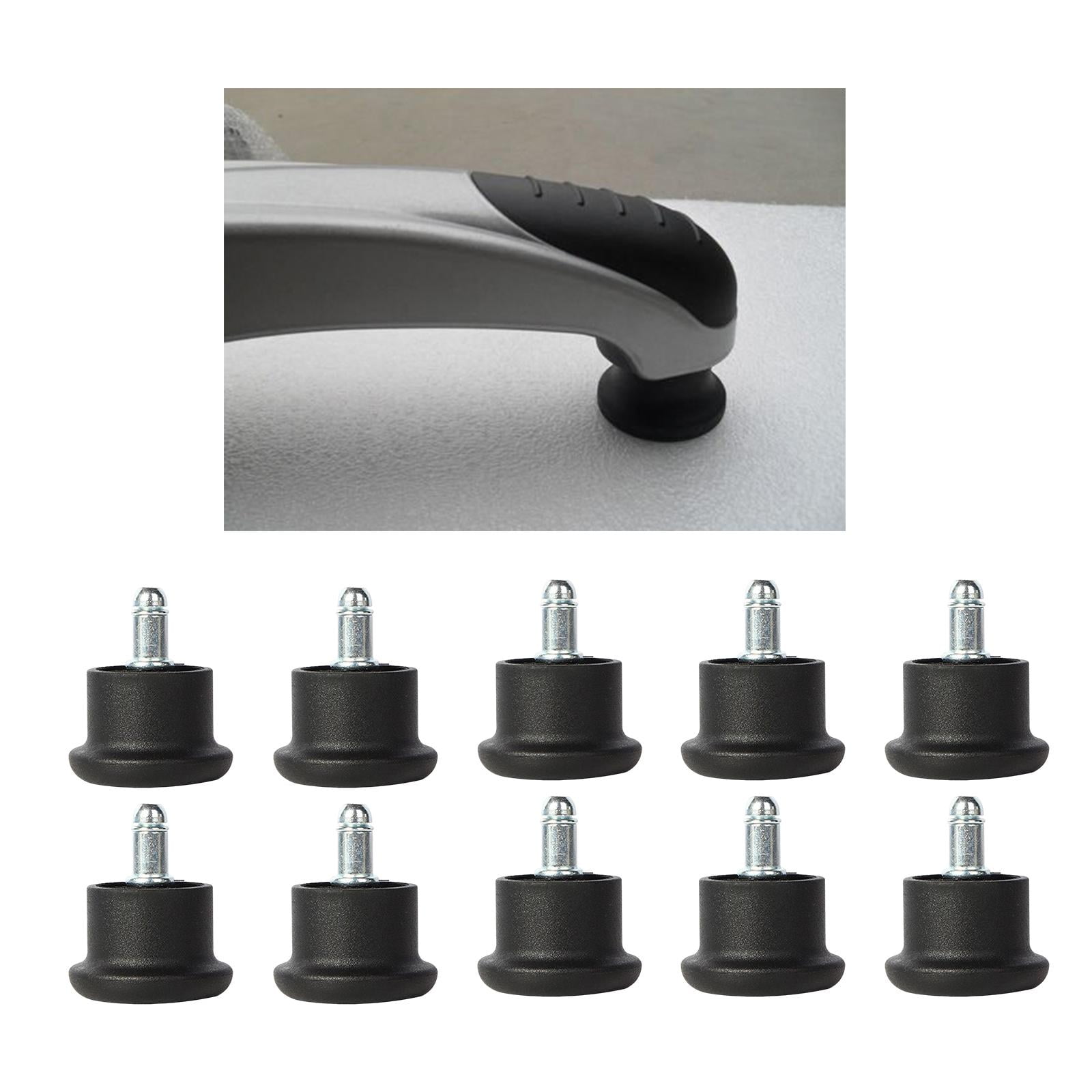 10Pcs Office Chair Glides Fixed Stationary Caster Protect Wood