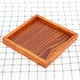 thumbnail image 3 of Bandeja para Servir BuyweekMX Madera maciza Forma cuadrada 18 * 18 * 2 cm, 3 of 5