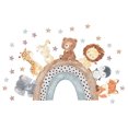 thumbnail image 1 of Un Ensemble d'Autocollants Muraux Arc-en-Ciel Animaux Décor Mural, 1 of 5