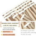 thumbnail image 4 of SEGO Blonde Tape in Hair Extensions 100% Real Remy Human Hair Long Straight Silky Thick Hair Gold Hair Acessories Black/Pink/Purple/Red Hair, 4 of 9