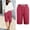Red, variant on DuoJiaJ Womens Shorts, Drawstring Elastic Waist Summer Casual Trousers Black XXXXL