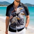 thumbnail image 6 of Yindaity 4th Of July T Shirts for Men American Flag USA 4th of July Men Women Boys Girls T-Shirt(Light Gray,3XL), 6 of 6