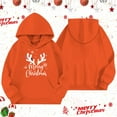 thumbnail image 5 of FUZHIQ Hoodie for Girls Christmas Tree Graphic Print Long Sleeve Tops Comfy Plus Size Hoodies Kids Pullover Sweatshirts Orange for 11-12 Years, 5 of 6