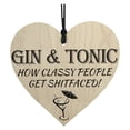 thumbnail image 1 of Pompotops Handmade Wooden Commemorative Love Wooden Sign Pendant Clearance, 1 of 3